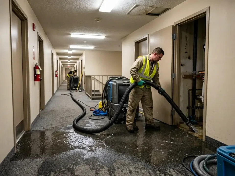 multi-unit-apartment-hallway-f-005 — frequently asked questions, Emergency Burst Pipe Water Extraction & Removal in Sandston…